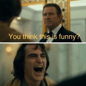 Joker You Think This Is Funny meme template