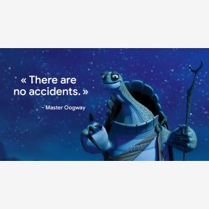 There Are No Accidents   Master Oogway, Kung Fu Panda   Toutue Turtle meme template