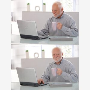 Hide The Pain Harold meme template