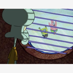 Spongebob Carlo Looking Window meme template
