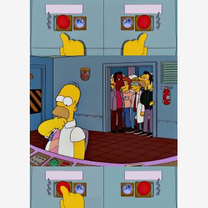 The  Simpson   Homer   Choise Button Choix Bouton Centrake Nucleaire meme template