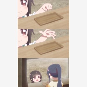 Yuu Buys A Cookie Anime Hand Main Girl meme template